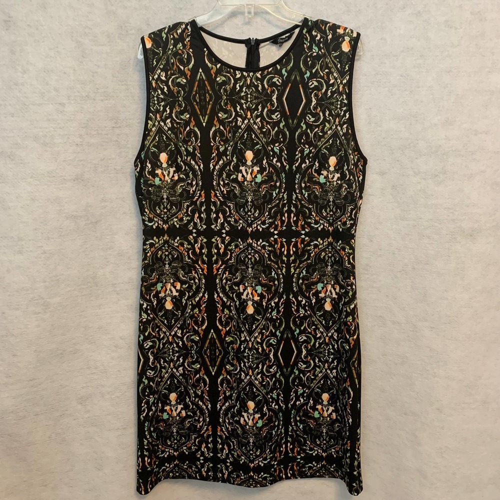 Just Love Sleeveless‎ Floral Sheath Dress Women's Plus Size 1X